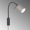 Fischer & Honsel Maui Applique Nero, 1-Luce