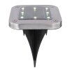Globo SOLAR Lampada a picchetto LED Acciaio inox, 8-Luci