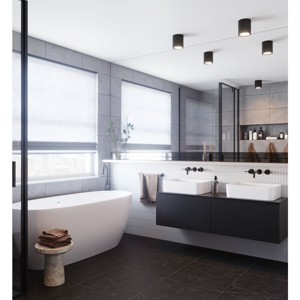 Nordlux LANDON Plafoniera LED Nero, 1-Luce main product photo