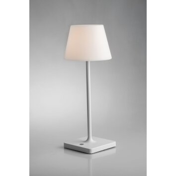 Luce-Design JAMMIN Lampada da tavolo LED Bianco, 1-Luce