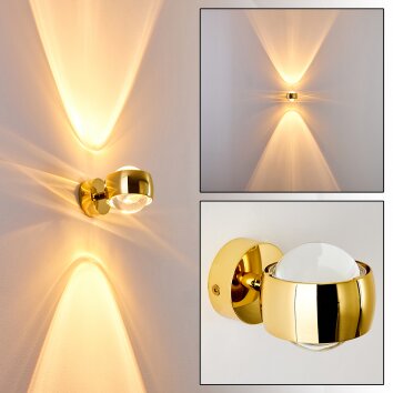 Sapri Applique Oro, 1-Luce