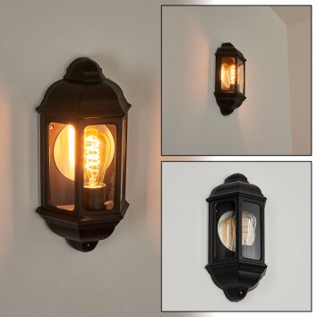 Ouse Applique da esterno Nero, 1-Luce