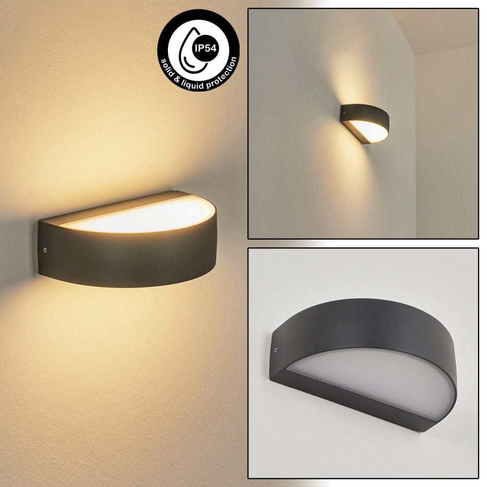 Fletcher Applique da esterno LED Antracite, 2-Luci main product photo