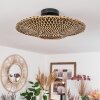 Shelbourne Plafoniera Nero, 1-Luce