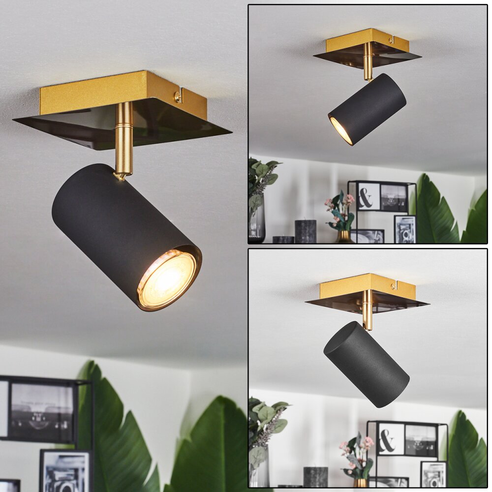 Zuoz Plafoniera Oro, 1-Luce main product photo