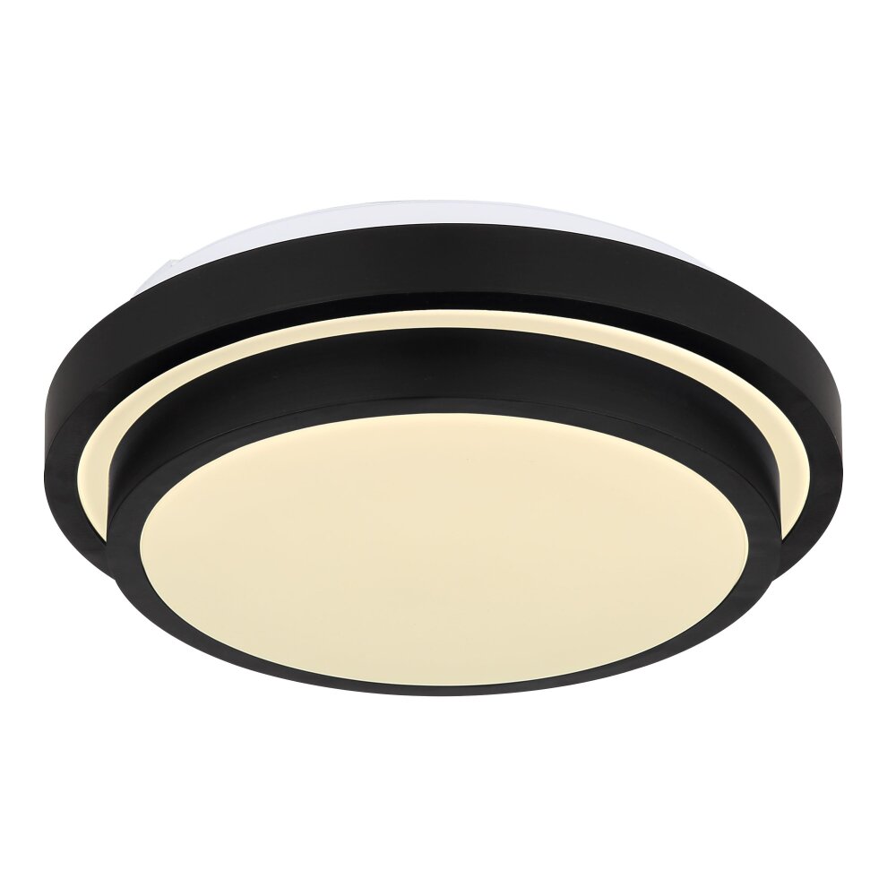 Globo GREGORY Plafoniera LED Nero, Bianco, 1-Luce, Sensori di movimento main product photo