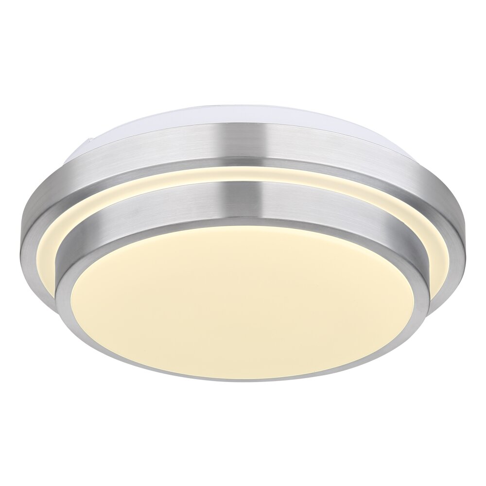 Globo GREGORY Plafoniera LED Alluminio, Bianco, 1-Luce, Sensori di movimento main product photo
