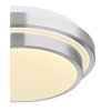 Globo GREGORY Plafoniera LED Alluminio, Bianco, 1-Luce, Sensori di movimento