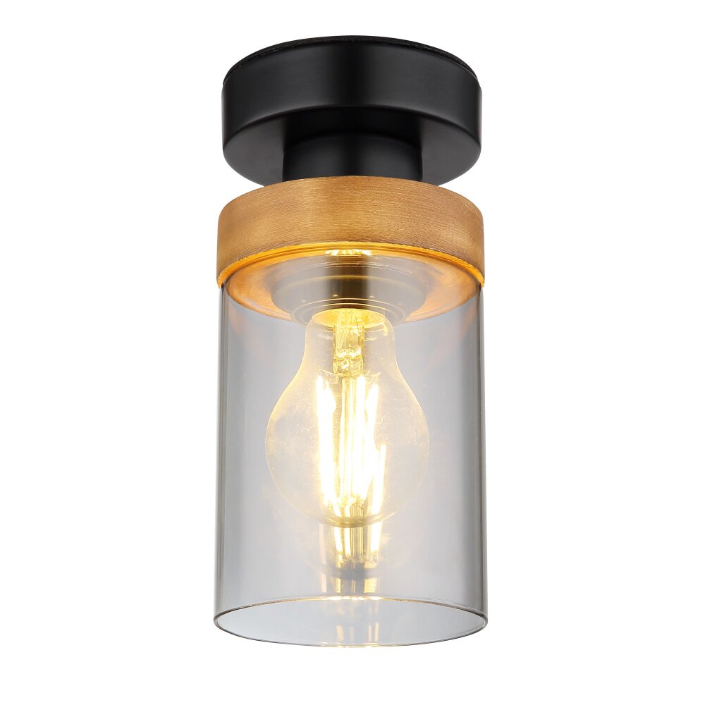 Globo FINCA Plafoniera Écru, Nero, 1-Luce main product photo