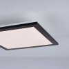 Leuchten-Direkt FLAT Plafoniera LED Nero, 1-Luce