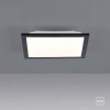 Leuchten-Direkt FLAT Plafoniera LED Nero, 1-Luce