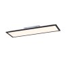 Leuchten-Direkt FLAT Plafoniera LED Nero, 1-Luce