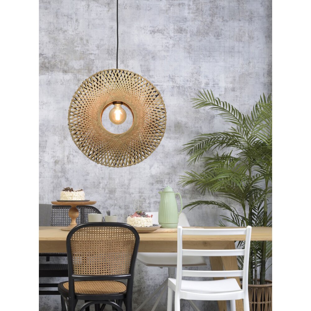 Good & Mojo Kalimantan Lampadario a sospensione Nero, 1-Luce main product photo