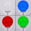 Kanganbou Lampada solare LED Argento, 4-Luci, Cambia colore