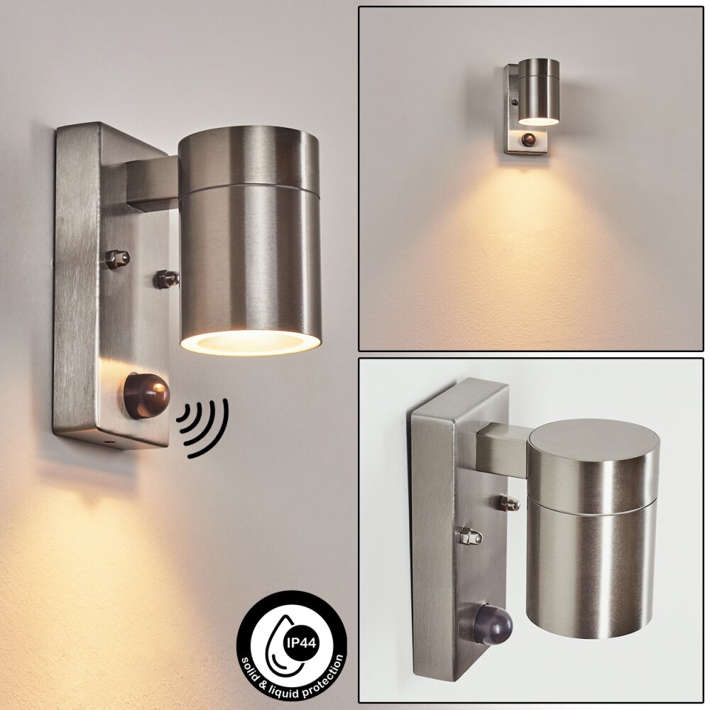 Bessiebelle Applique da esterno Acciaio inox, 1-Luce, Sensori di movimento main product photo