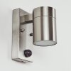 Bessiebelle Applique da esterno Acciaio inox, 1-Luce, Sensori di movimento