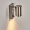 Bessiebelle Applique da esterno Acciaio inox, 1-Luce, Sensori di movimento