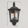 Woocoo Applique da esterno Nero, 1-Luce