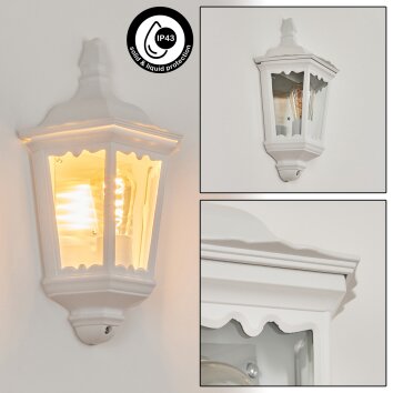 Woocoo Applique da esterno Bianco, 1-Luce