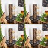Canedo Lampada da tavolo Legno scuro, Nero, 2-Luci