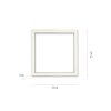 Paul-Neuhaus PURE-LINES Plafoniera LED Antracite, 1-Luce, Telecomando