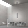 Paul-Neuhaus PURE-VEGA Lampada a Sospensione LED Nero, 3-Luci
