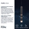 Paul-Neuhaus PURE-VEGA Lampada a Sospensione LED Nero, 3-Luci
