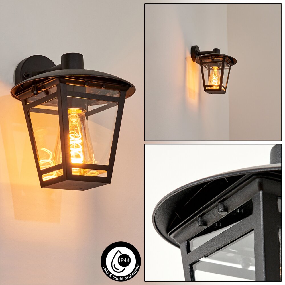 Ausipar Applique da esterno Nero, 1-Luce main product photo