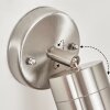 Bessiebelle Applique da esterno Acciaio inox, Bianco, 1-Luce