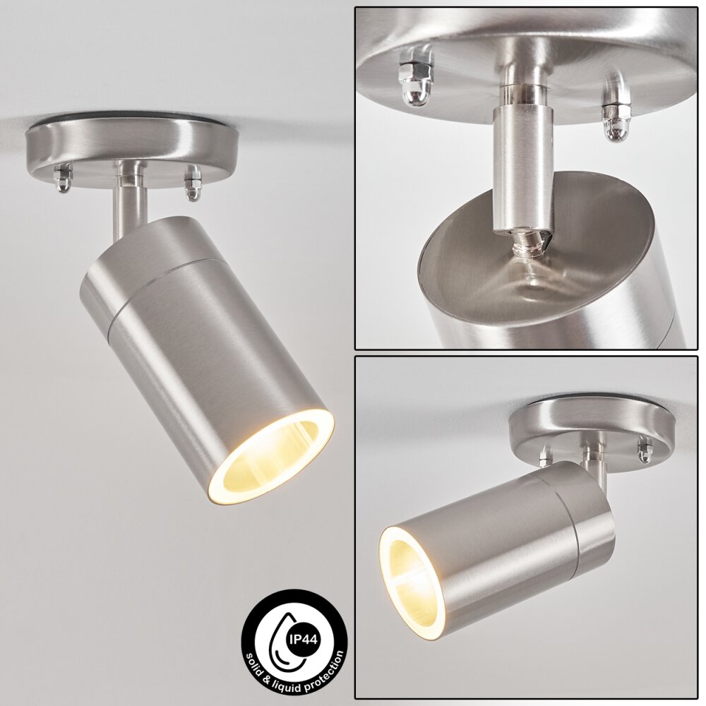 Bessiebelle Plafoniera da esterno Acciaio inox, Bianco, 1-Luce main product photo