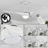 Malloa ventilatore da soffitto LED Bianco, 1-Luce, Telecomando