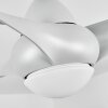 Malloa ventilatore da soffitto LED Titanio, 1-Luce, Telecomando