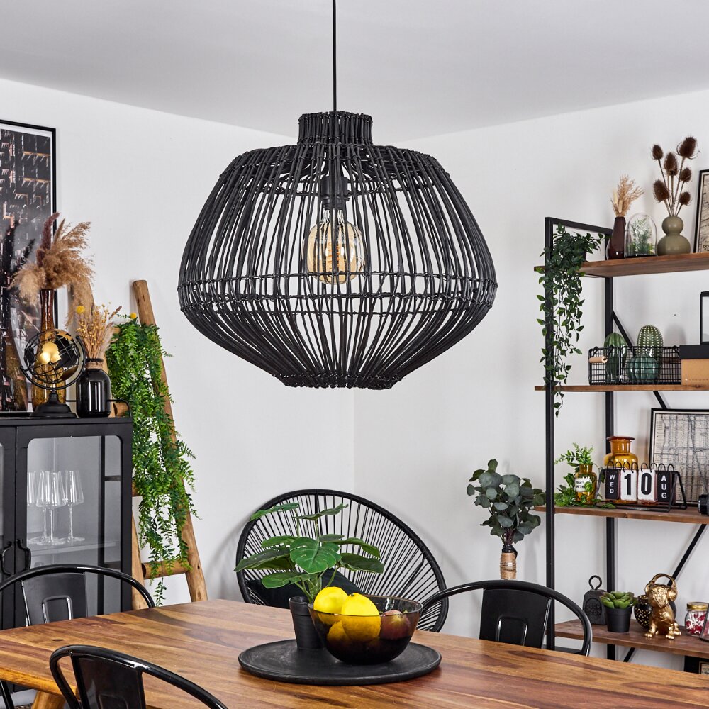 Mani Lampadario a sospensione Nero, 1-Luce