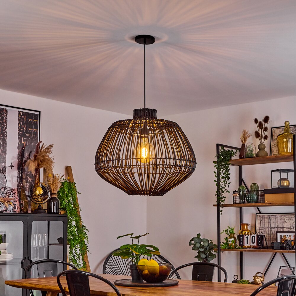 Mani Lampadario a sospensione Nero, 1-Luce