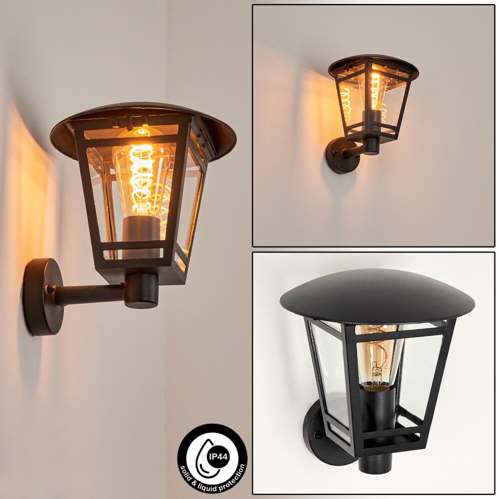 Ausipar Applique da esterno Nero, 1-Luce main product photo