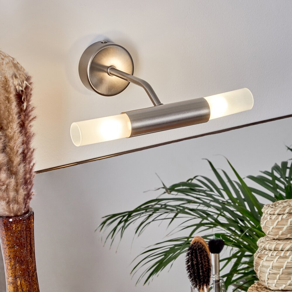 Regensdorf Lampada da specchio Nichel opaco, 2-Luci main product photo