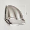 Wundowie Applique da esterno Acciaio inox, Bianco, 1-Luce