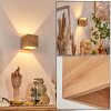 Polcura Applique Legno chiaro, 1-Luce