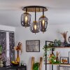Verbania Plafoniera Ottone, 3-Luci