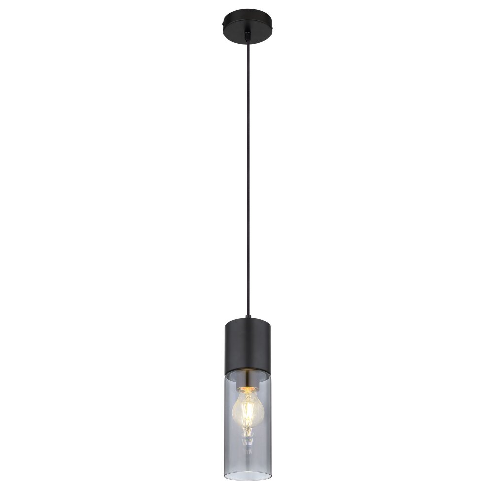 Globo ANNIKA Lampadario a sospensione Nero, 1-Luce main product photo