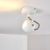 Gadmen Plafoniera Cromo, Bianco, 1-Luce