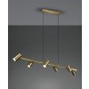 Trio Marley Lampada a Sospensione Ottone antico, 6-Luci