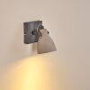 Lomma Applique Grigio, 1-Luce