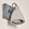 Lomma Applique Grigio, 1-Luce