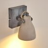 Lomma Applique Grigio, 1-Luce