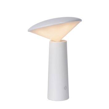 Lucide JIVE Lampada da tavolo LED Bianco, 1-Luce