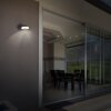Brilliant Seaham Applique da esterno LED Nero, 1-Luce