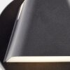 Brilliant Scorton Applique da esterno LED Nero, 2-Luci