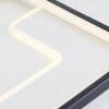 Brilliant Barden Plafoniera LED Nero, Bianco, 1-Luce, Telecomando