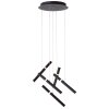 Brilliant Lagano Lampadario a sospensione LED Nero, 1-Luce